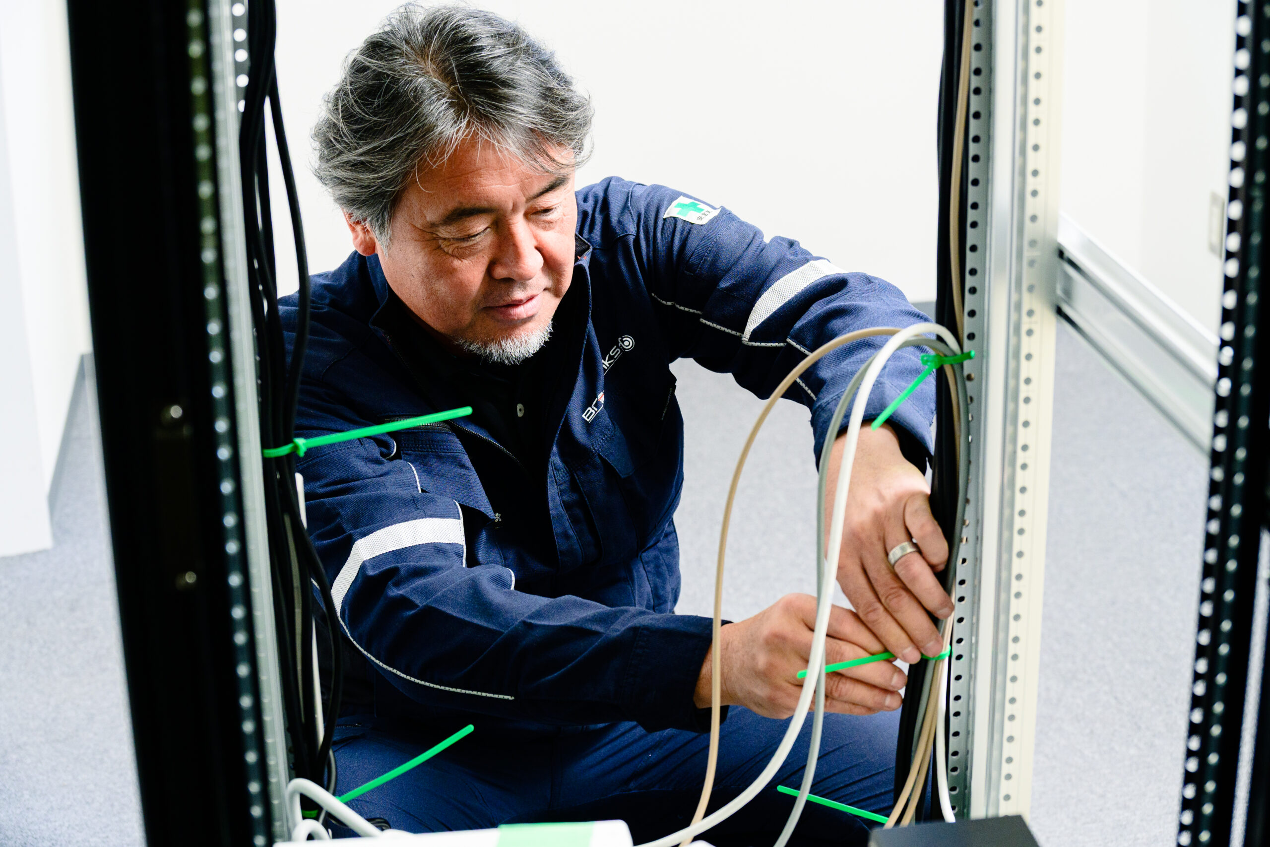 電気工事士として各現場の施工を担当
